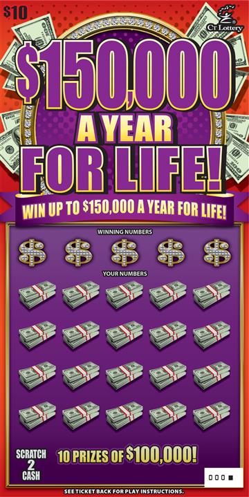 $150,000 A YEAR FOR LIFE! – Lottery Scratch Offs, Results, Predictions, Strategy and Feeds