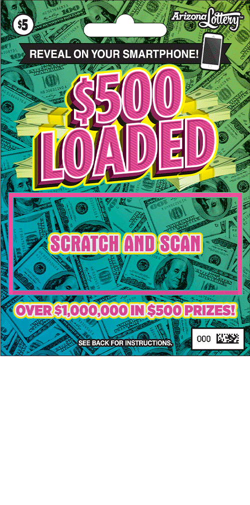 $500 Loaded Scratch & Scan  – Lottery Results, Predictions, Strategy and Feeds