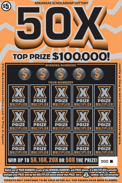 50X – Lottery Scratch Offs, Results, Predictions, Strategy and Feeds