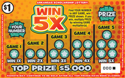 Win 5X – Lottery Scratch Offs, Results, Predictions, Strategy and Feeds