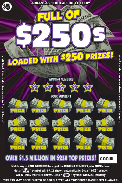 Full of $250s – Lottery Scratch Offs, Results, Predictions, Strategy and Feeds