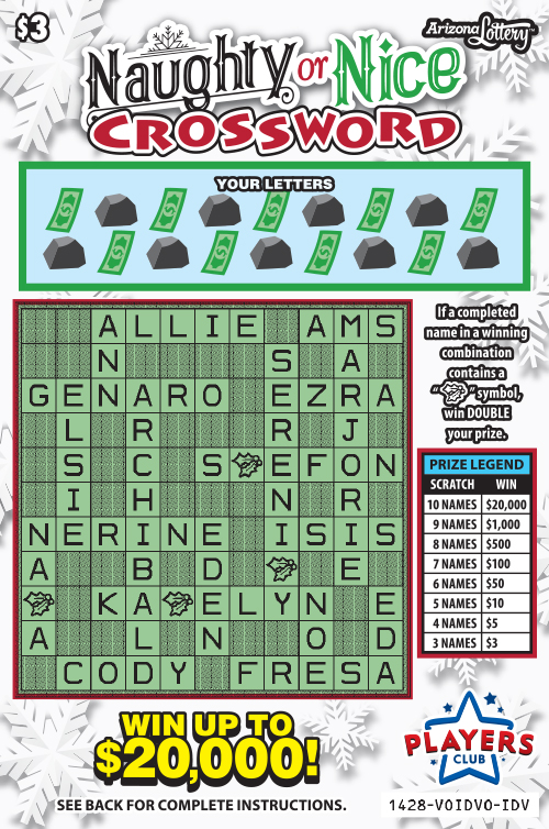 Naughty or Nice Crossword  – Lottery Results, Predictions, Strategy and Feeds