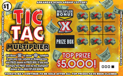 Tic Tac Multiplier – Lottery Scratch Offs, Results, Predictions, Strategy and Feeds