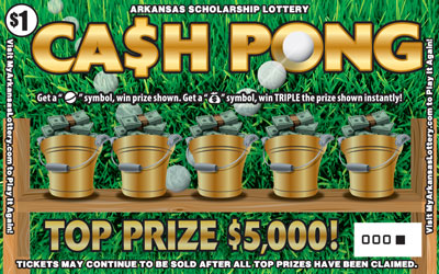 Ca$h Pong – Lottery Scratch Offs, Results, Predictions, Strategy and Feeds
